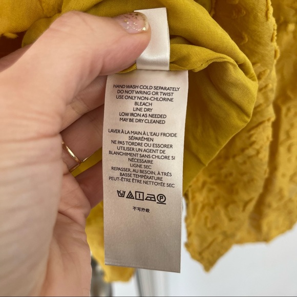 Anthropologie | embroidered midi skirt size 0 nwot - Picture 5 of 12